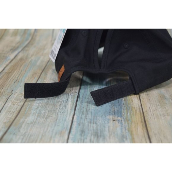 KBethos Ponytail Caps Women's Silver Glitter Hook & Loop Back NEW - Picture 7 of 9